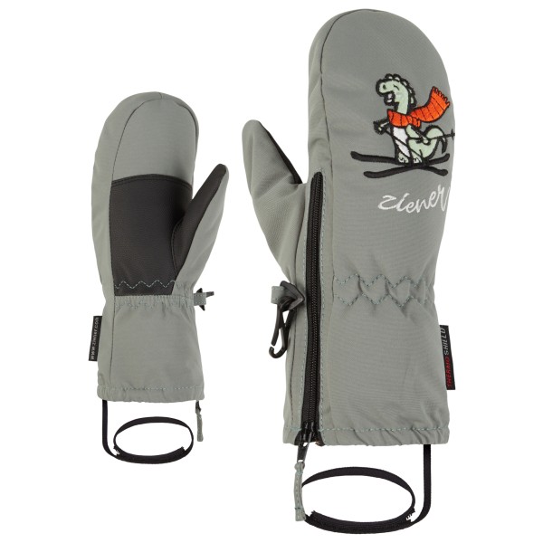 Ziener – Kid’s Le Zoo Minis Glove – Handschoenen maat 1, Grijs
