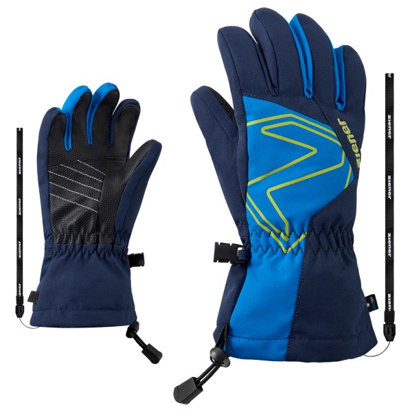 Ziener Kid’s Laval AS AW Handschoenen Blauw