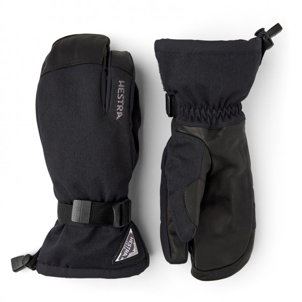 Hestra Powder Gauntlet 3 Finger Handschoenen Zwart