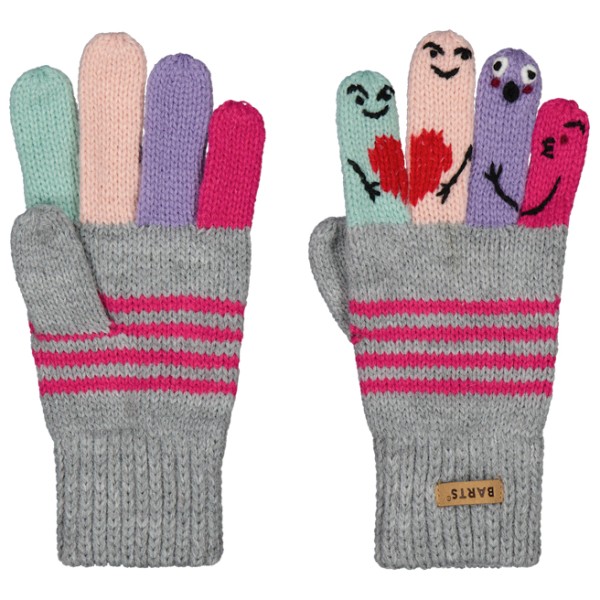 Image of Barts - Kid"s Puppet Gloves - Handschuhe Gr 3 grau'