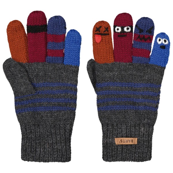 Image of Barts - Kid"s Puppeteer Gloves - Handschuhe Gr 3;4;5 bunt;grau'