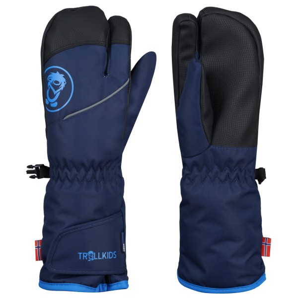 Image of Trollkids - Kid"s Troll 3 Finger Glove - Handschuhe Gr 4,5 - 7-8 Years blau'