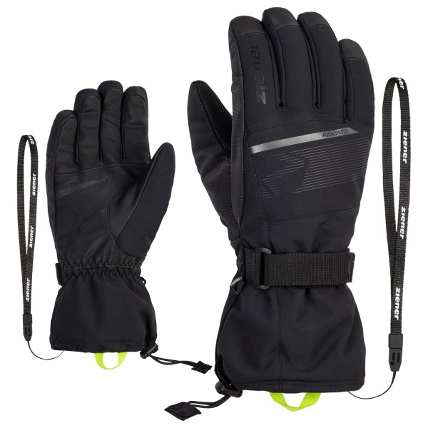 Image of Ziener - Gentian Aquashield Glove Ski Alpine - Handschuhe Gr 10;10,5;11;6,5;7;7,5;8;8,5;9;9,5 schwarz