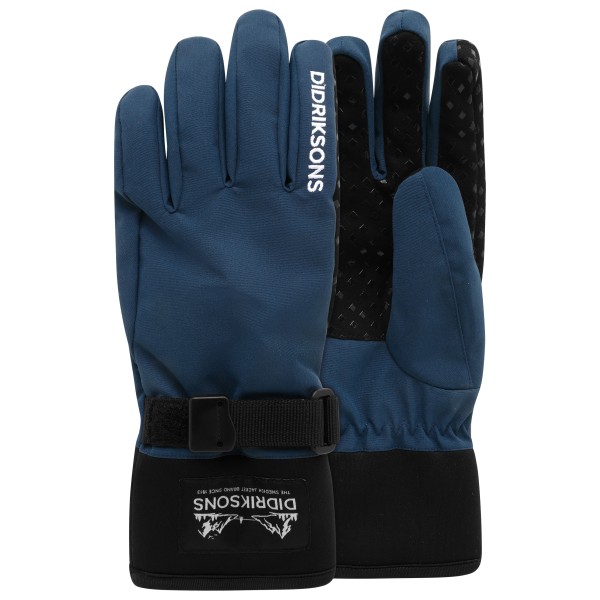 Didriksons - Kid's Lovas Five Finger Glove 2 - Handschuhe Gr 7 blau/schwarz