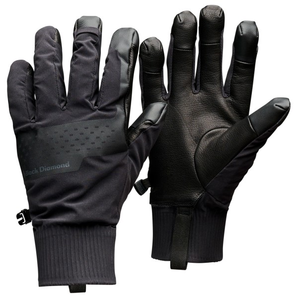 Diamond Alpine Softshell Gloves Handschoenen Zwart