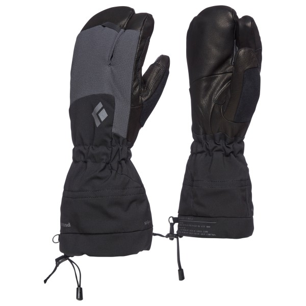 Image of Black Diamond - Soloist Finger Gloves - Handschuhe Gr L;M;S;XL;XS schwarz/grau
