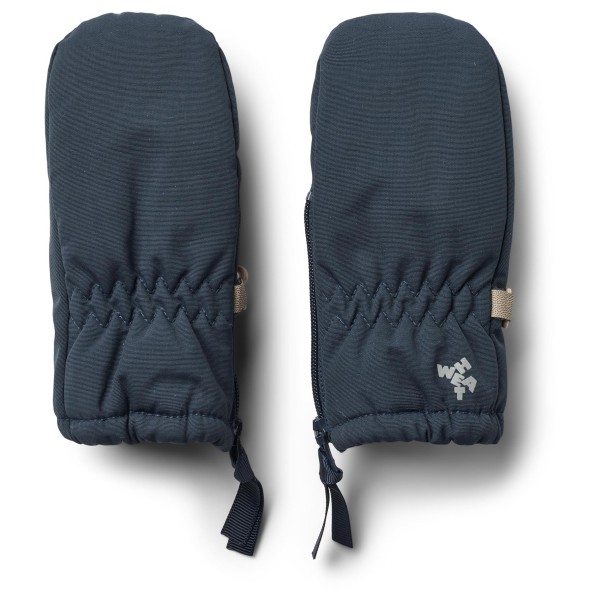 Image of WHEAT - Kid"s Fäustlinge mit Reißverschluss Tech - Handschuhe Gr 0-6 Months - XS blau'
