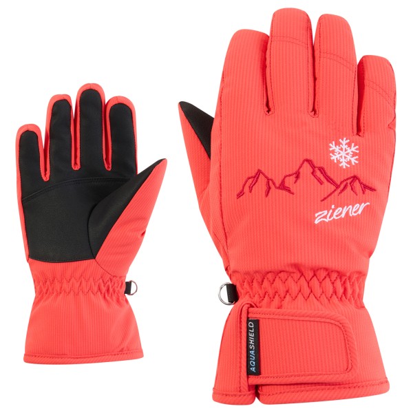 Ziener Kid’s Lailla AS Handschoenen Rood