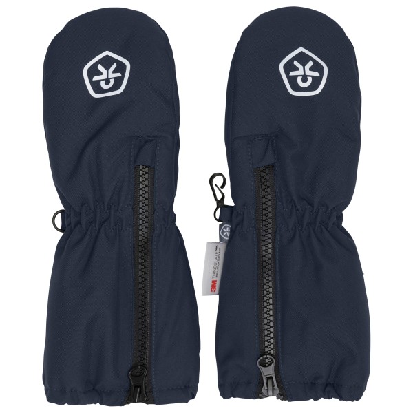 Image of Color Kids - Kid"s Mittens Long with Zipper - Handschuhe Gr 0-1 Years blau'