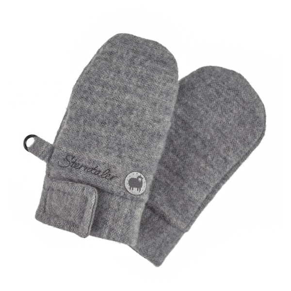 Sterntaler Fäustlinge Merino Wool Handschuhe Kids (Gr 0 |grau)