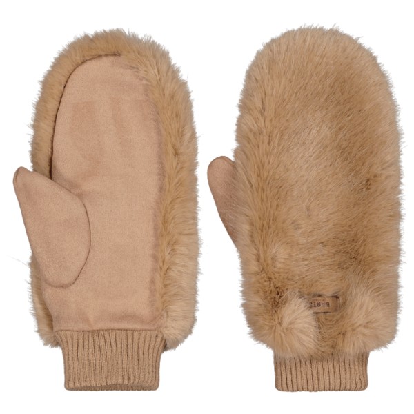 Barts Women’s Fur Mitts Handschoenen Beige