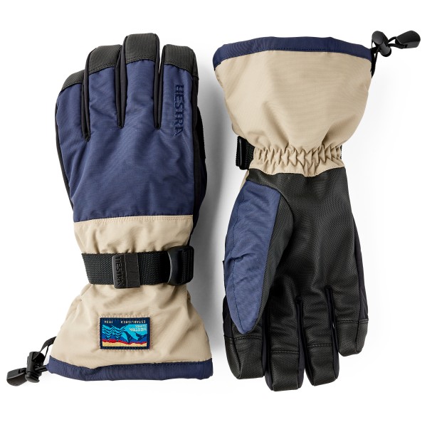 Hestra Gauntlet Senior 5 Finger Handschoenen Blauw