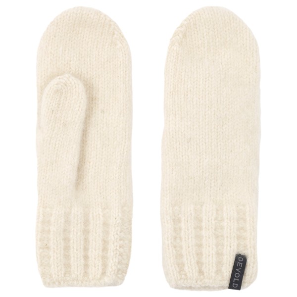 Devold – Nansen Wool Mitten – Handschoenen maat L, Wit