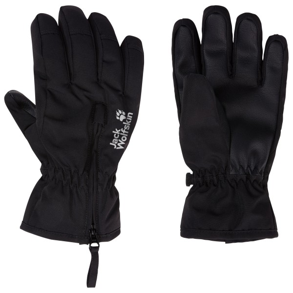 Jack Wolfskin Kid’s Easy Zip Glove Handschoenen Zwart