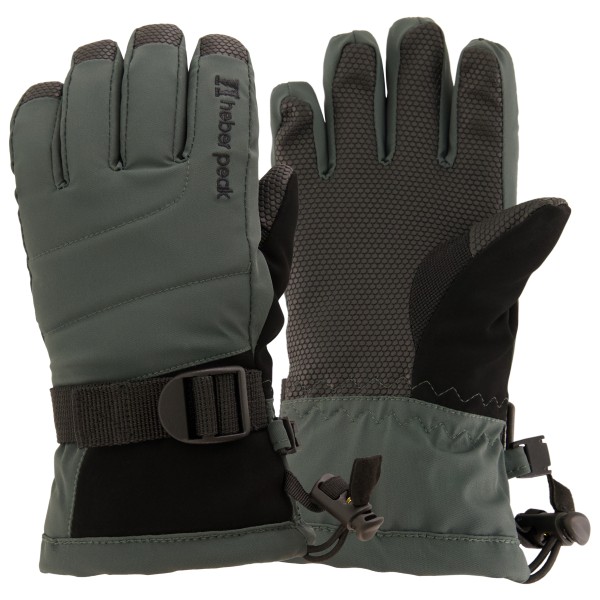 Heber Peak – Kids CedarHe. Insulated Ski Glove 5 Finger – Handschoenen maat 5, / Zwart