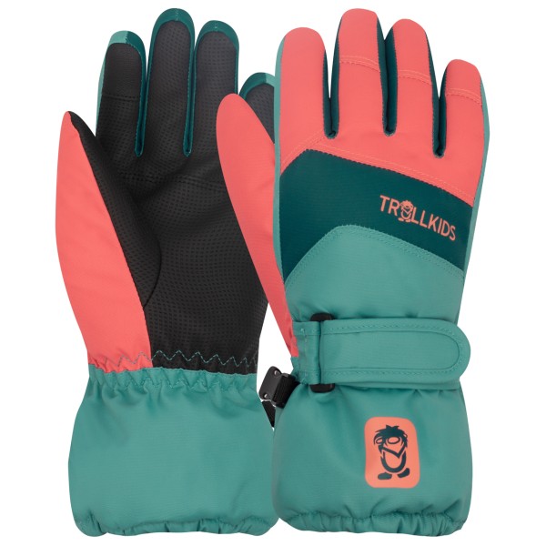 Trollkids Kid’s Rauland Glove Handschoenen 6-7 Years turkoois Turquoise