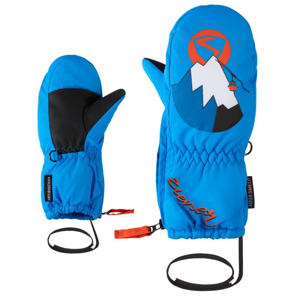Ziener Leprint-Z AS Handschuhe Kinder (Größe 1 |blau |wasserdicht)