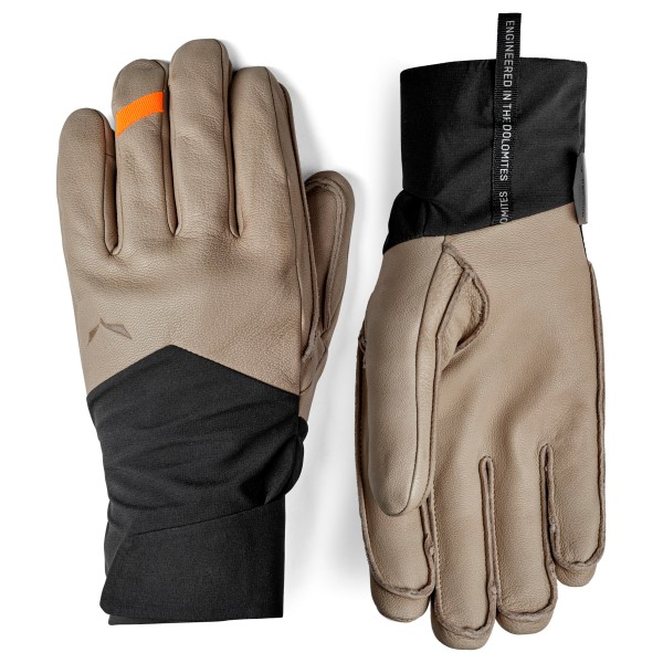 Salewa Ortles Leather Infinium Gloves Handschoenen Beige