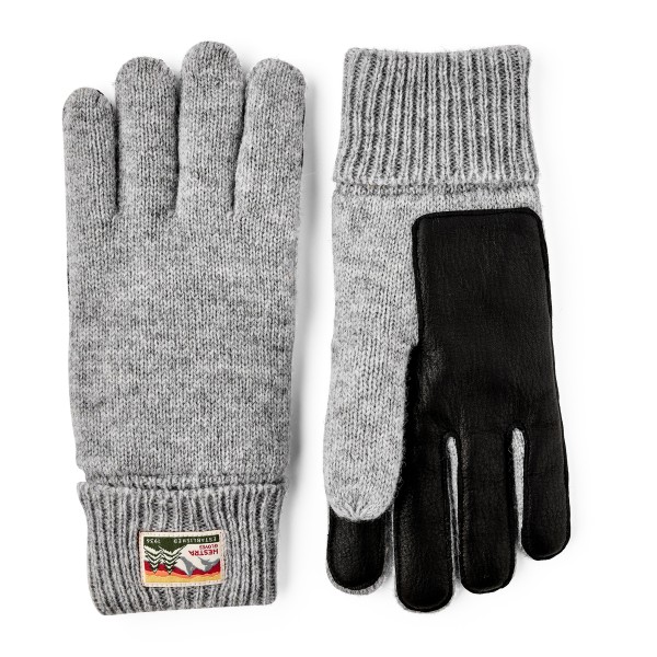 Hestra – Raggwool Deer – Handschoenen maat 7, Grijs