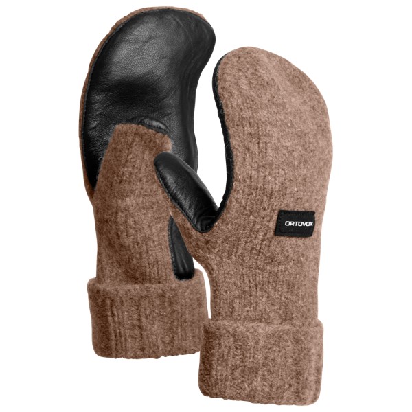 Ortovox Classic Wool Mitten Leather Handschuhe (Gr XL |braun)