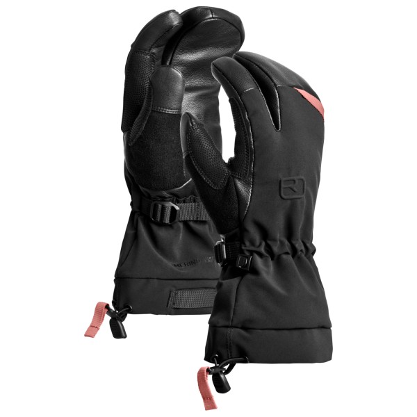 Ortovox Women’s Merino Freeride 3 Finger Glove Handschoenen Zwart