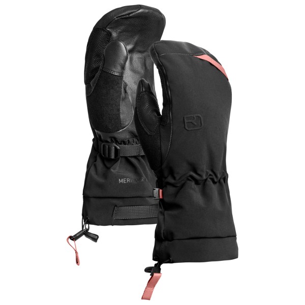 Ortovox Merino Freeride Mitten Handschuhe Damen (Gr M |schwarz |wasserdicht)