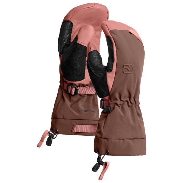 Ortovox Merino Freeride Mitten Handschuhe Damen (Größe XS |braun |wasserdicht)