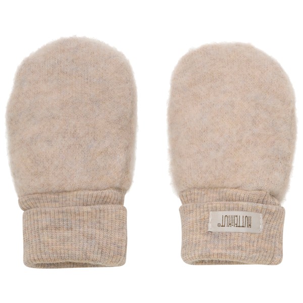 Huttelihut Kid’s Mittens Wool Fleece 2-Layer Handschoenen Beige