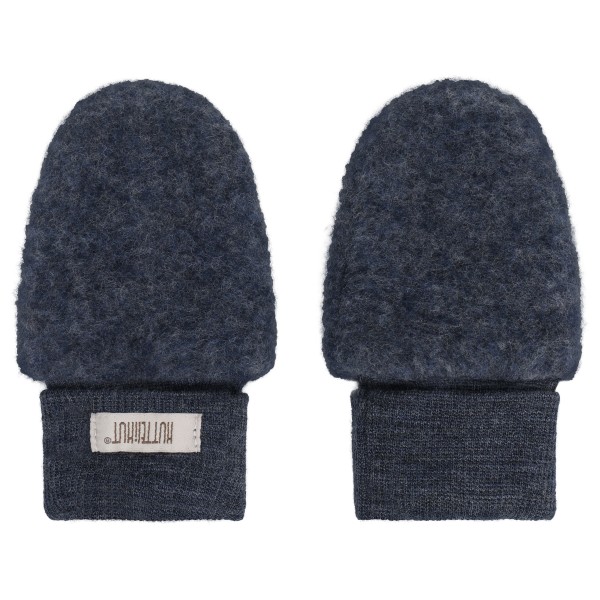 Huttelihut Kid’s Mittens Wool Fleece 2-Layer Handschoenen Blauw