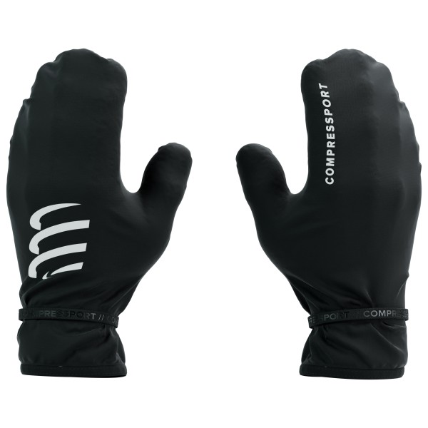 Compressport – Hurricane Waterproof Mittens – Handschoenen maat , Zwart