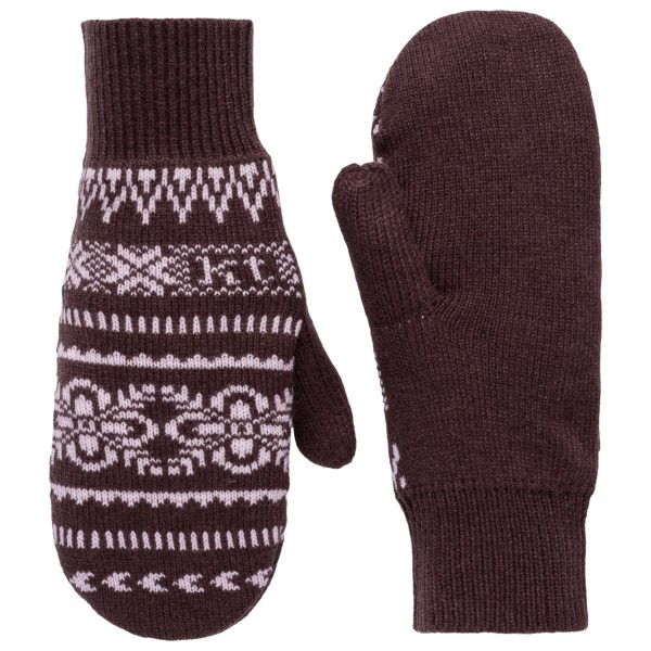 Kari Traa Women’s Selma Knit Mittens Handschoenen Bruin