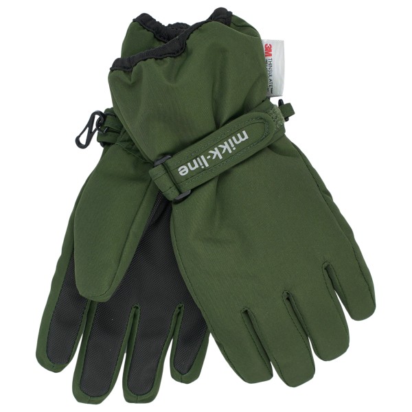 Mikk-Line Kid’s Polyester Gloves Handschoenen Olijfgroen