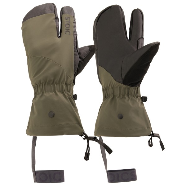 Stoic Wool NalluSt. III 3 Finger Handschoenen Grijs