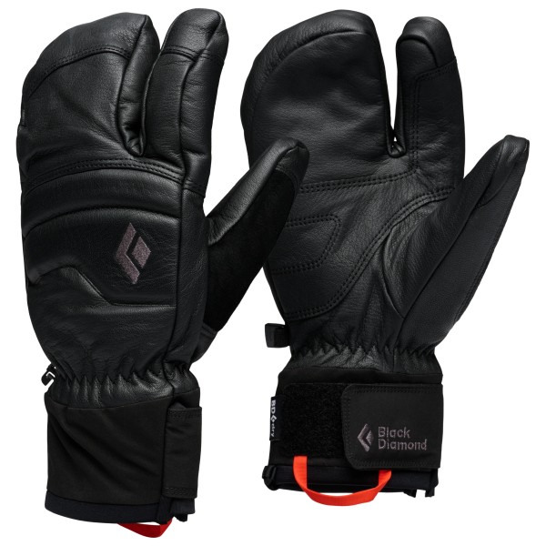 Diamond Spark Finger Gloves Handschoenen Zwart