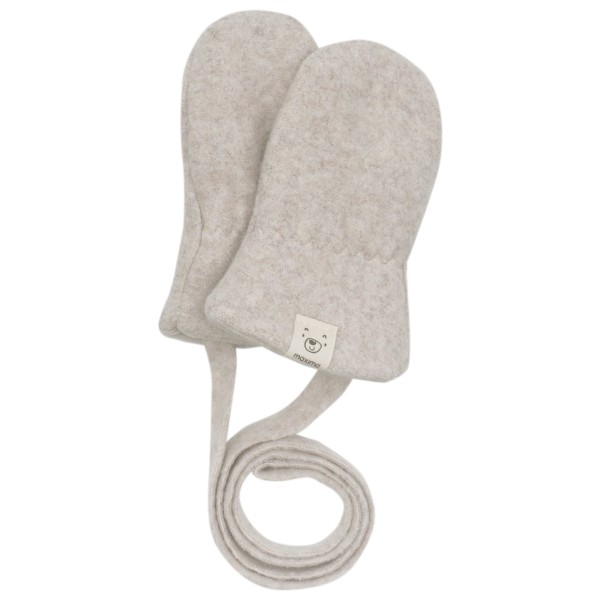 maximo Baby’s Fleece Fausthandschuhe m. Band Handschoenen Months Grijs