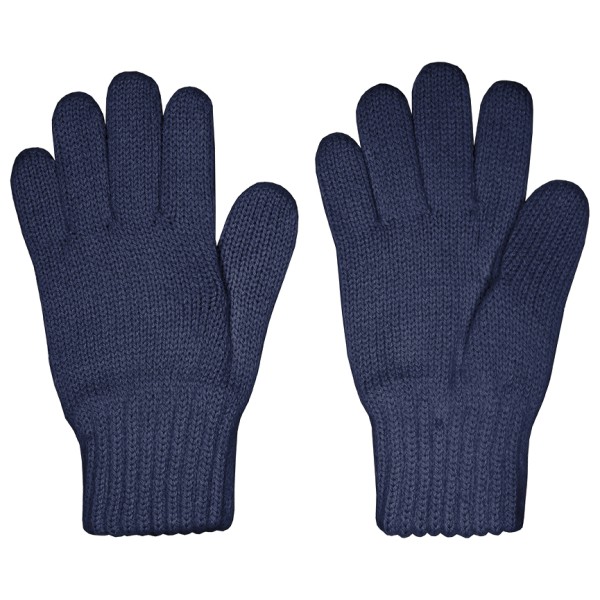 maximo Kid’s Strick Fingerhandschuhe Handschoenen Blauw