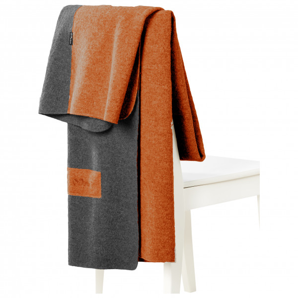 Image of Mufflon - Blanket Logo - Decke Gr 200 x 140 cm grau