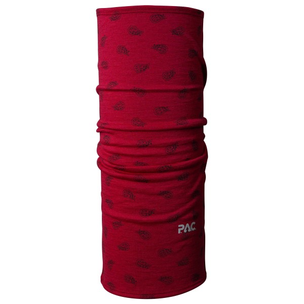 P.A.C. Merino Wool Schlauchschal (Größe One Size |rot)