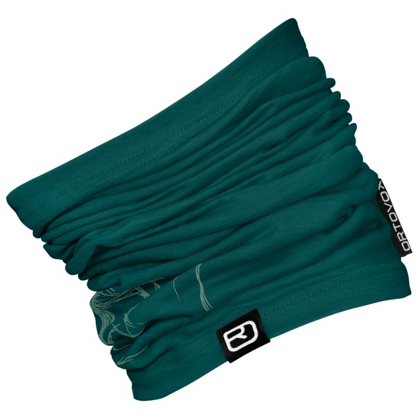 Image of Ortovox - 120 Tec Logo Neckwarmer - Schlauchschal Gr One Size blau/grün