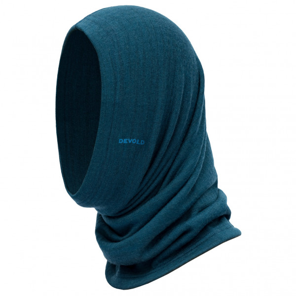 Image of Devold - Egga Grid Merino Headover - Halstuch Gr One Size blau;schwarz bei Bergfreunde.ch - der Outdoor Shop