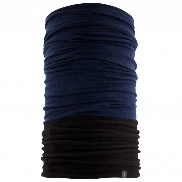 Image of Stoic - HeladagenSt. Merino Fleece Neckwarmer - Schal Gr One size blau/schwarz;schwarz/grau