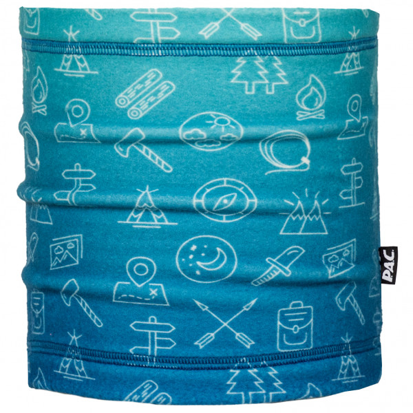 Image of P.A.C. - Kids Neckwarmer Fleece - Schlauchschal Gr One Size türkis/blau