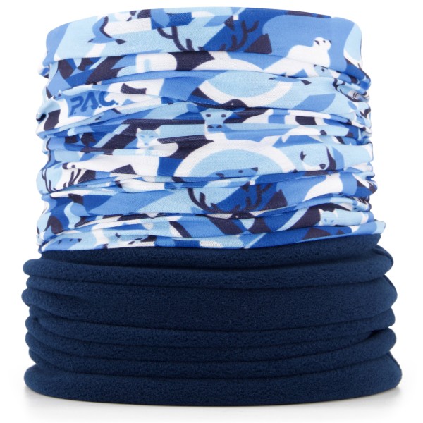 Image of P.A.C. - Kids Recycling Fleece - Schlauchschal Gr One Size blau;bunt;rosa