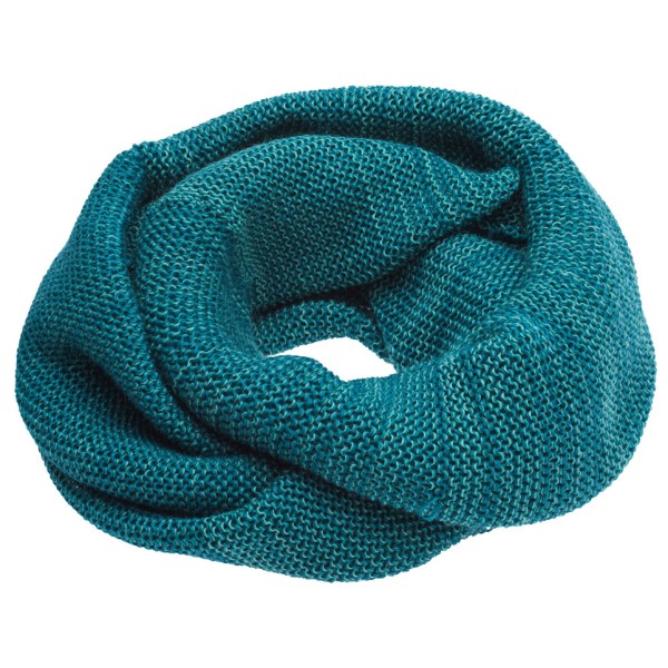 Image of disana - Loop-Schal Gr 2 beige;blau/türkis;rot