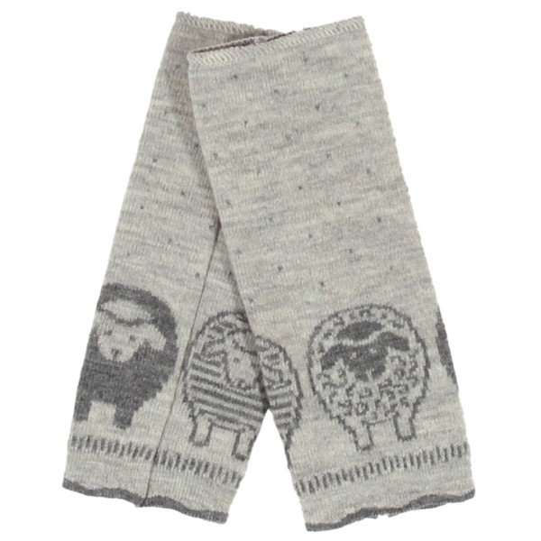 Image of Albmerino - Women"s Armstulpen Schäfle - Pulswärmer Gr One Size grau'