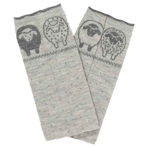 Image of Albmerino - Women"s Beinstulpen Schäfle - Beinlinge Gr One Size grau;schwarz'