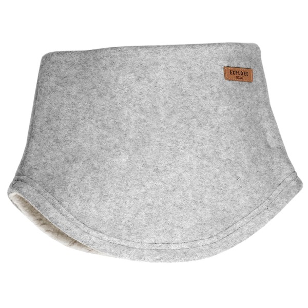Image of maximo - Kid"s Mini-Halswärmer Fleece mit Teddyfutter - Halstuch Gr 1 - 47-51 cm grau'