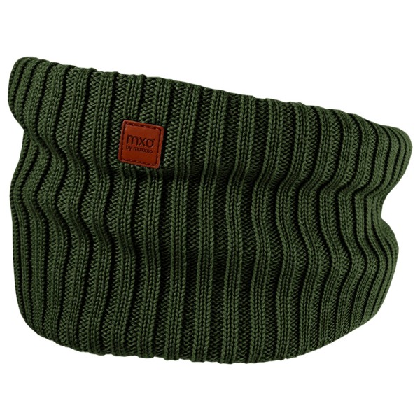 Image of maximo - Kid"s Tube Rippe mit Jerseyfutter - Schal Gr 1 - 47-51 cm oliv'
