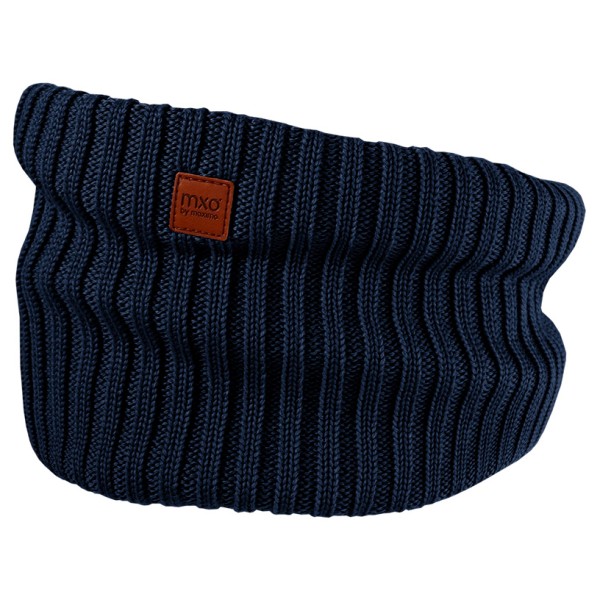 Image of maximo - Kid"s Tube Rippe mit Jerseyfutter - Schal Gr 1 - 47-51 cm blau'