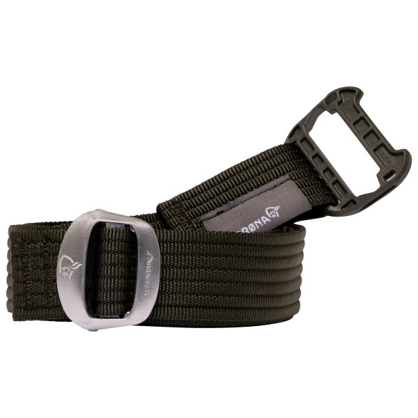 Norrøna – Femund Webbing 30mm Belt – Riem maat , Zwart
